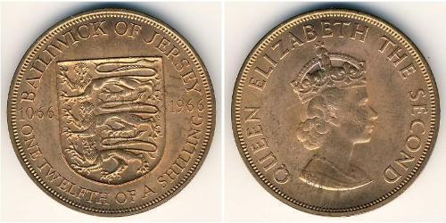 1/12 Shilling Jersey Cobre 