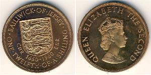 1/12 Shilling Jersey (1066 - ) Copper 