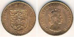 1/12 Shilling Jersey (1066 - ) Cuivre 