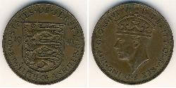 1/12 Shilling Jersey (1066 - ) Cuivre 