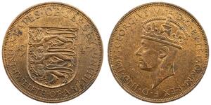 1/12 Shilling Jersey (1066 - ) Cuivre 