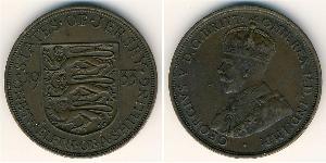 1/12 Shilling Jersey (1066 - ) Cuivre 