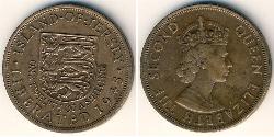 1/12 Shilling Jersey (1066 - ) Kupfer 