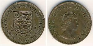 1/12 Shilling Jersey (1066 - ) Kupfer 