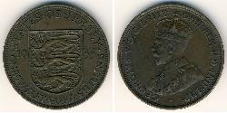 1/12 Shilling 泽西 (1066 - ) 銅 