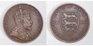 1/12 Shilling 泽西 (1066 - ) 青铜 爱德华七世 (1841-1910)