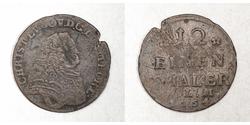 1/12 Thaler Mecklenburg-Schwerin (1352-1918) Billon Silber 