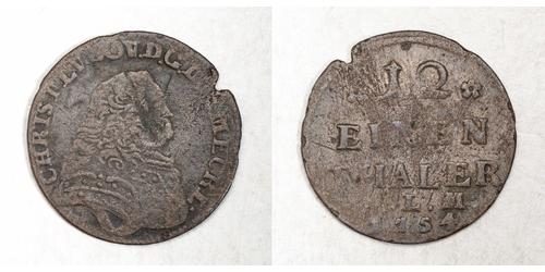 1/12 Thaler Mecklenburg-Schwerin (1352-1918) Billon Silber 