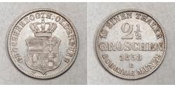 1/12 Thaler 奥尔登堡大公国 (1814 - 1918) 銀 威廉 (奥尔登堡)