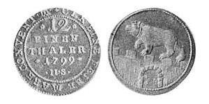 1/12 Талер Ангальт-Бернбург (1603 - 1863) Срібло (билон) Alexius Frederick Christian, Duke of Anhalt-Bernburg (1767 – 1834)