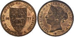 1/12 Shilling 泽西 (1066 - ) 青铜 