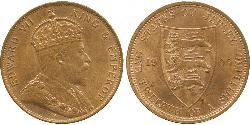 1/12 Shilling 泽西 (1066 - ) 青铜 爱德华七世 (1841-1910)