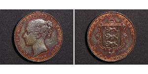 1/13 Shilling Jersey (1066 - ) Kupfer Victoria (1819 - 1901)