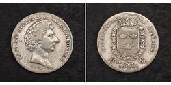 1/16 Riksdaler Sweden Silver Charles XIV John of Sweden and Norway (1763-1844)