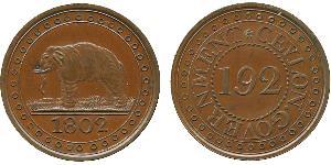 1/192 Rixdollar Sri Lanka (1948 - ) Cobre 