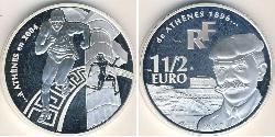 1 1/2 Euro Francia Argento 