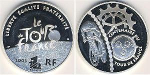 1 1/2 Euro Francia Argento 