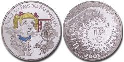 1 1/2 Euro Fünfte Französische Republik (1958 - ) Silber 