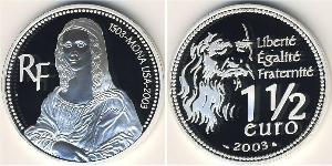 1 1/2 Євро Франція Срібло 