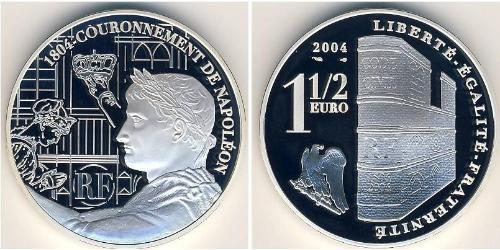 1 1/2 Євро Франція Срібло 