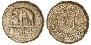 1/24 Rixdollar / 2 Stiver Sri Lanka (1948 - ) Cuivre 