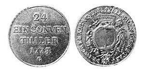 1/24 Thaler Imperial City of Augsburg (1276 - 1803) Silver 