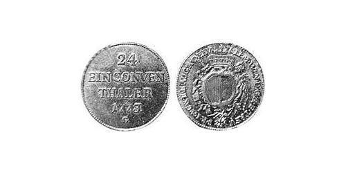 1/24 Thaler Imperial City of Augsburg (1276 - 1803) Silver 
