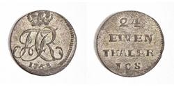 1/24 Thaler Pomerania Vellón Plata 
