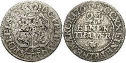 1/24 Thaler Germania Argento 