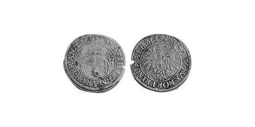 1/24 Талер Ансбах (княжество) (1398–1792) Серебро John Frederick, Margrave of Brandenburg-Ansbach (1654 – 1686)