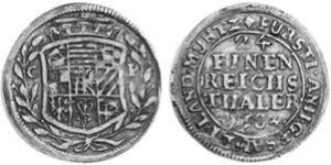 1/24 Талер Анхальт (1212 - 1806) Срібло 