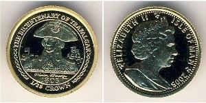 1/25 Krone Île de Man Or Elizabeth II (1926-2022)