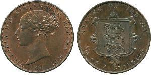 1/26 Shilling Jersey 銅 维多利亚 (英国君主)