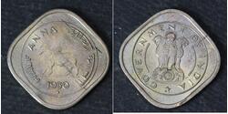 1/2 Anna Indien  