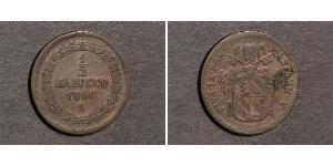 1/2 Baiocco États pontificaux (752-1870) Cuivre Pie IX (1792- 1878)