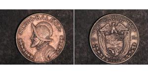 1/2 Balboa Panama Argent Vasco Núñez de Balboa (1475 – 1519)