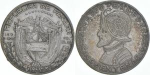 1/2 Balboa Panama Argent Vasco Núñez de Balboa (1475 – 1519)