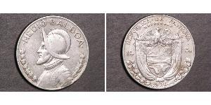 1/2 Balboa Panamá Plata Vasco Núñez de Balboa (1475 – 1519)