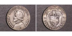 1/2 Balboa Panama Silber Vasco Núñez de Balboa (1475 – 1519)