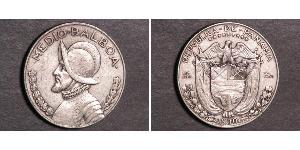 1/2 Balboa Panama Silber Vasco Núñez de Balboa (1475 – 1519)