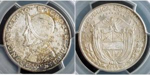 1/2 Balboa Panama Silber Vasco Núñez de Balboa (1475 – 1519)
