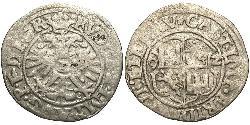 1/2 Batz States of Germany Plata Rodolfo II (1552 - 1612)