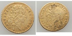1/2 Carolin Électorat de Bavière (1623 - 1806) Or 
