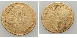1/2 Carolin Electorate of Bavaria (1623 - 1806) Oro 