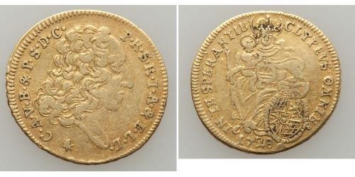 1/2 Carolin Electorate of Bavaria (1623 - 1806) Oro 