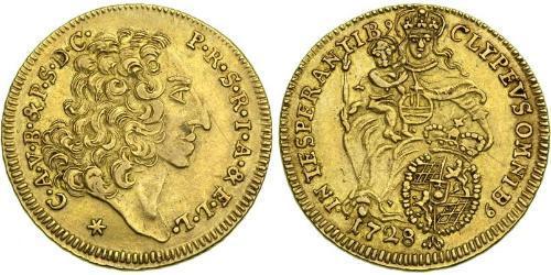 1/2 Carolin States of Germany Oro 