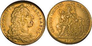 1/2 Carolin Electorate of Bavaria (1623 - 1806) 金 