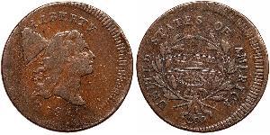 1/2 Cent Estados Unidos de América (1776 - ) Cobre 