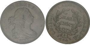 1/2 Cent Estados Unidos de América (1776 - ) Cobre 