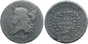 1/2 Cent Estados Unidos de América (1776 - ) Cobre 